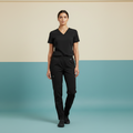 1OAKS Scrubs Set; straight leg pants